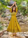 Encounter Vol 10 By Blue Hills Foil Printed Long Anarkali Kurtis Wholesale Shop In Surat